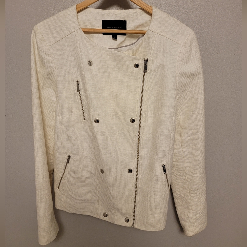 EUC Banana Republic Size 12 Tweed Blazer